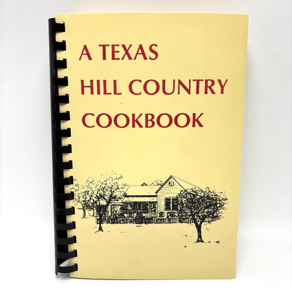 A Texas Hill Country Cookbook Blue Lake Deerhaven Community Recipes Vintage 1983 - Picture 1 of 8